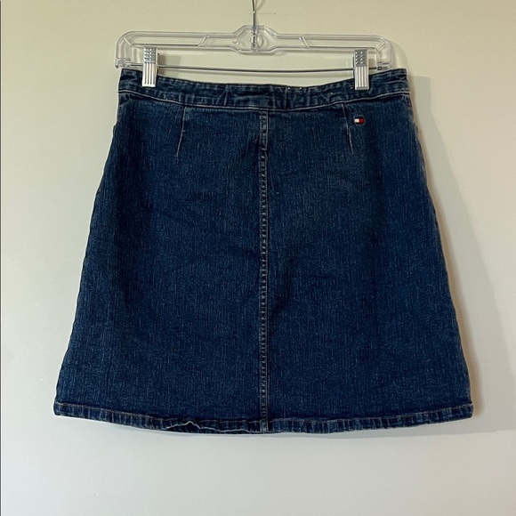 Tommy Hilfiger Dark Blue A-Line Skirt - Picture 4 of 6